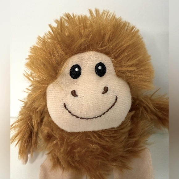 5" Sitting Gorilla Monkey Ape, Light Brown - Picture 5 of 6